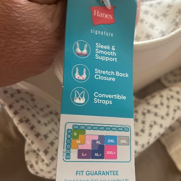 Hanes G199 Comfort Flex Fit Wireless Bra - Picture 9 of 16